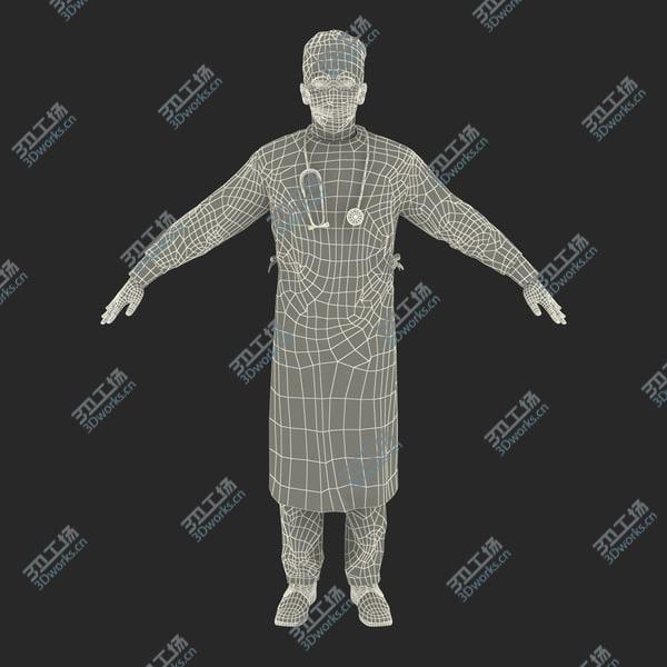images/goods_img/20210312/Male Surgeon Mediterranean Rigged for Cinema 4D/4.jpg